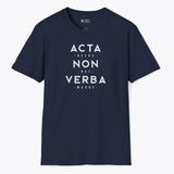 Xpress Your Passion Acta Non Verba T-Shirt Navy / S