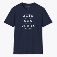 Xpress Your Passion Acta Non Verba T-Shirt Navy / S