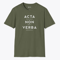 Xpress Your Passion Acta Non Verba T-Shirt Military Green / S
