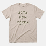 Xpress Your Passion Acta Non Verba T-Shirt Sand / S