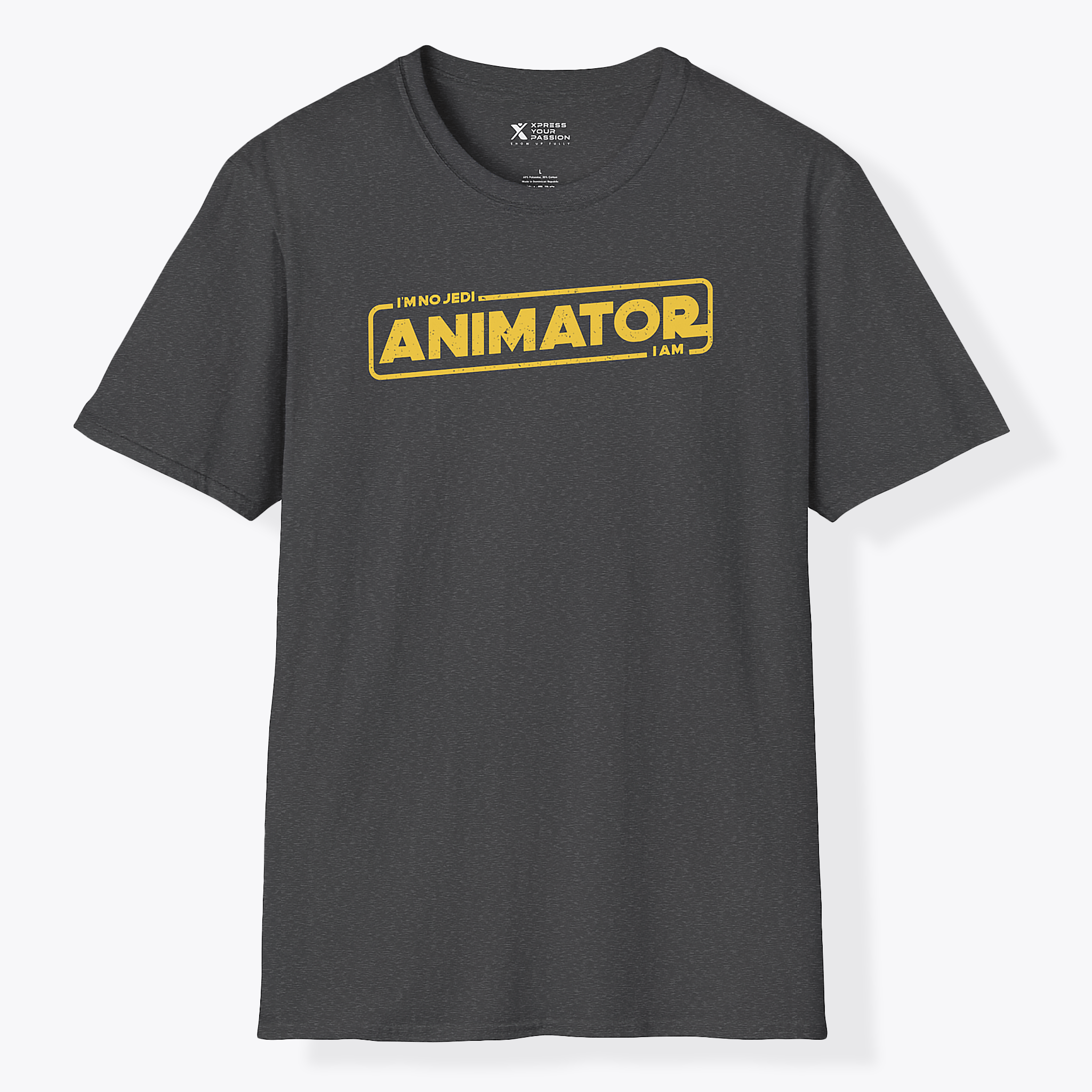 Xpress Your Passion Animator I am T-Shirt Dark Heather / S