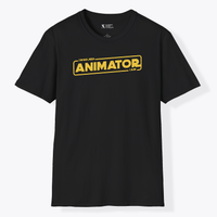 Xpress Your Passion Animator I am T-Shirt Black / S
