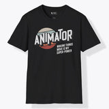 Xpress Your Passion Animator Superpower T-Shirt Black / S