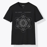 Xpress Your Passion Balance + Harmony | Divine Proportions T-Shirt Black / S