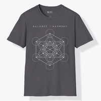 Xpress Your Passion Balance + Harmony | Divine Proportions T-Shirt Charcoal / S