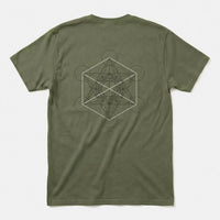Xpress Your Passion Balance + Harmony | Divine Proportions T-Shirt Military Green / S