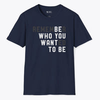 Xpress Your Passion Be Who You Want To Be T-shirt Navy / S