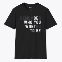 Xpress Your Passion Be Who You Want To Be T-shirt Black / S