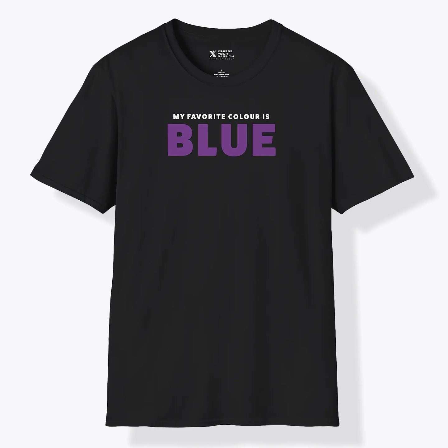 Xpress Your Passion Blue Purple T-Shirt Black / S