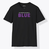 Xpress Your Passion Blue Purple T-Shirt Black / S