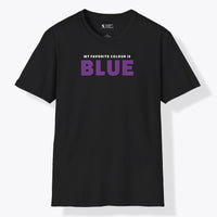 Xpress Your Passion Blue Purple T-Shirt Black / S