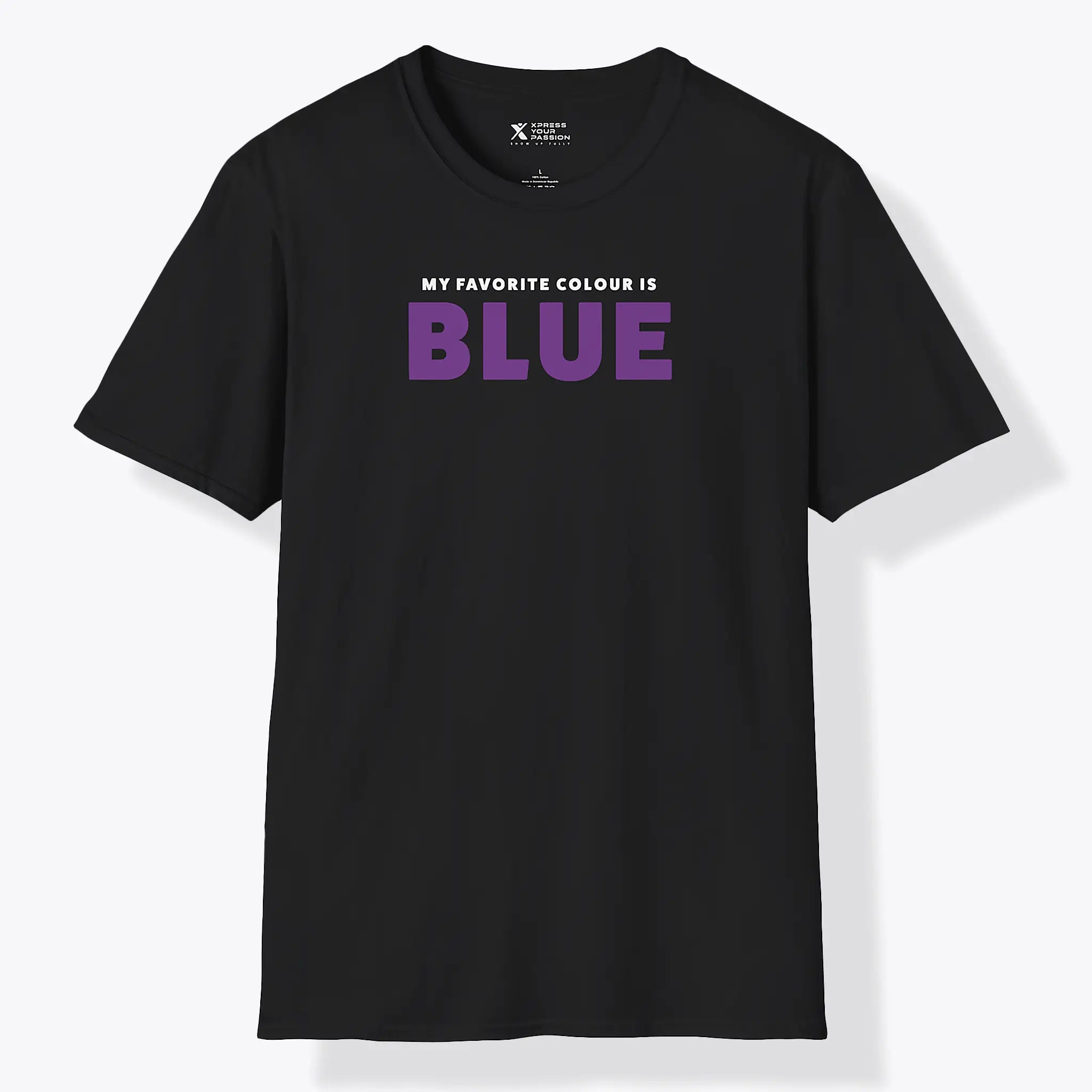 Xpress Your Passion Blue Purple T-Shirt Black / S