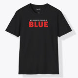 Xpress Your Passion Blue Red T-Shirt Black / S