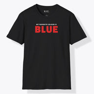 Xpress Your Passion Blue Red T-Shirt Black / S