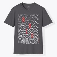 Xpress Your Passion Bold | Between The Lines T-Shirt Charcoal / S