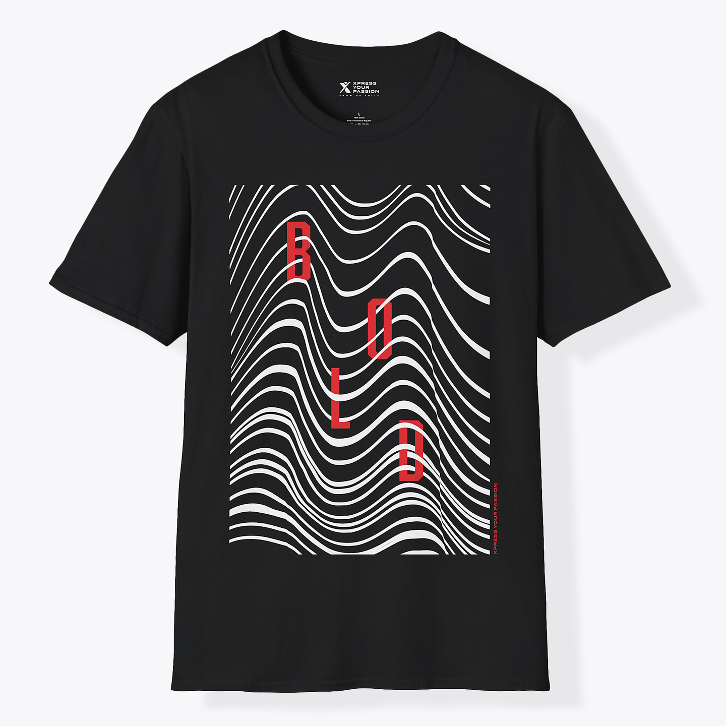 Xpress Your Passion Bold | Between The Lines T-Shirt Black / S