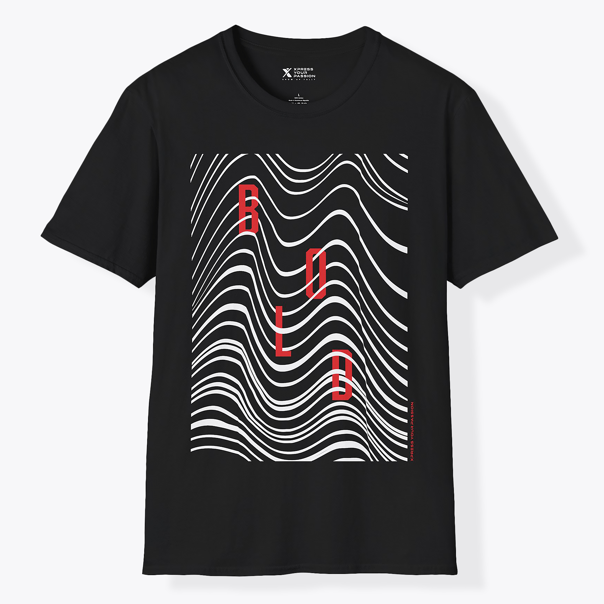 Xpress Your Passion Bold | Between The Lines T-Shirt Black / S