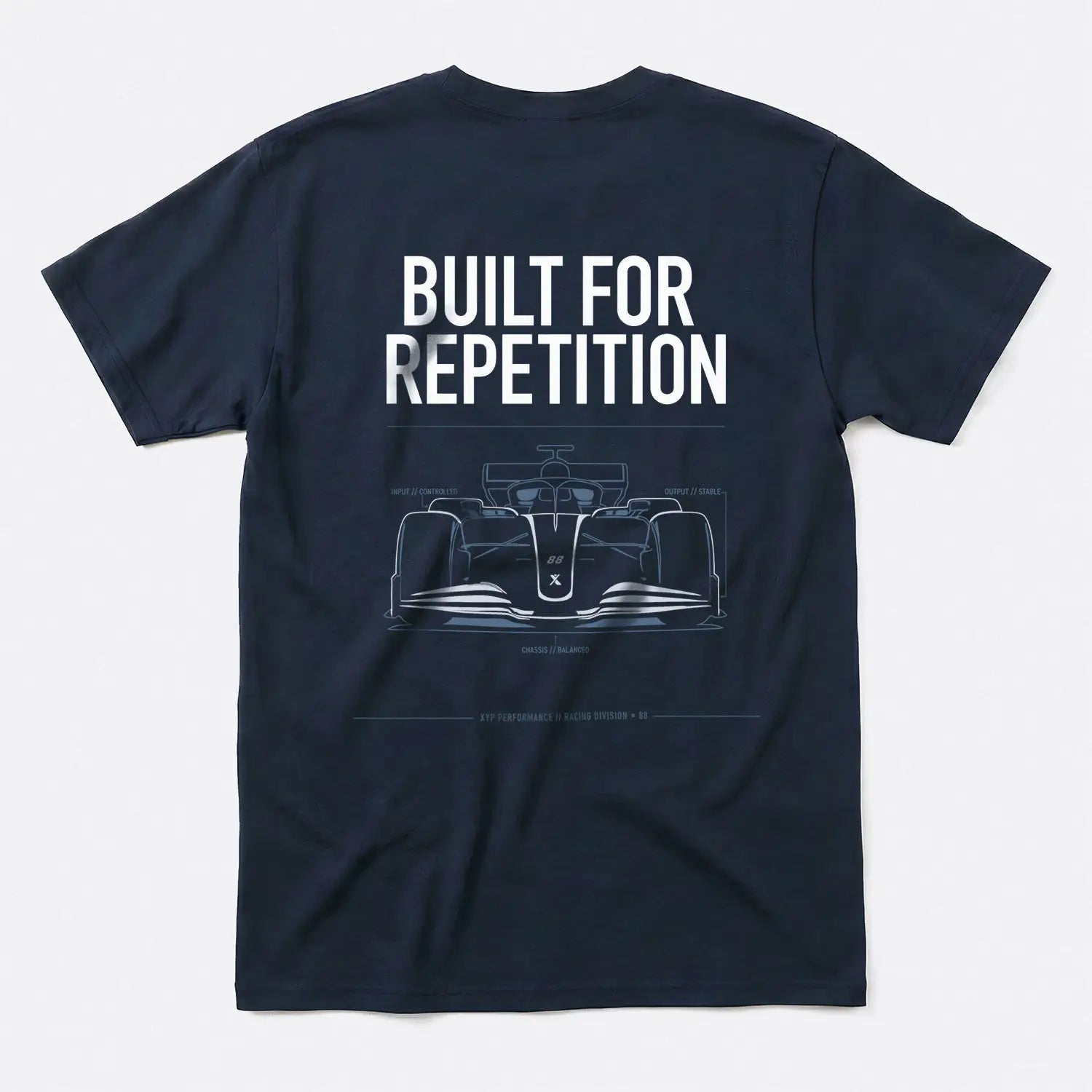 Xpress Your Passion Built For Repetition T-Shirt Navy / S