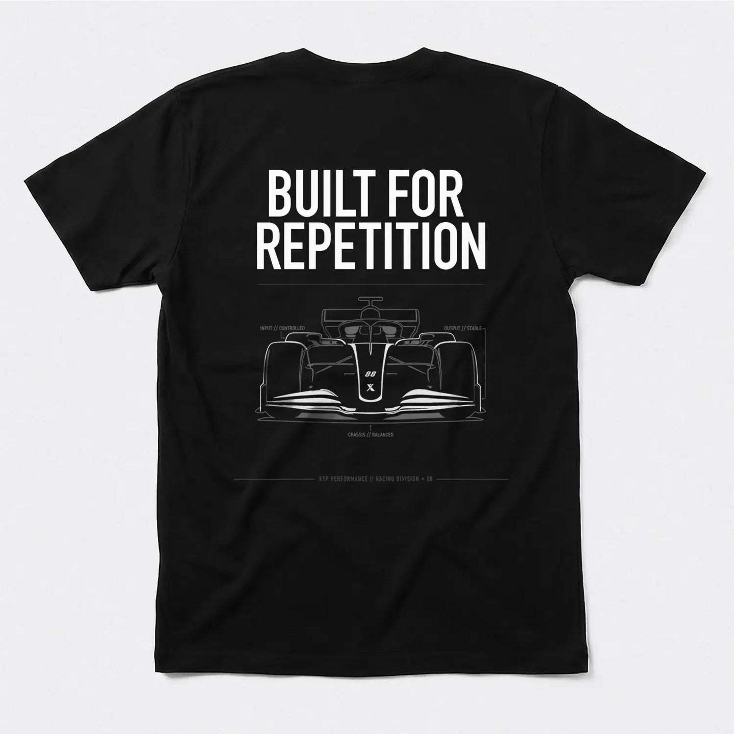 Xpress Your Passion Built For Repetition T-Shirt Black / S