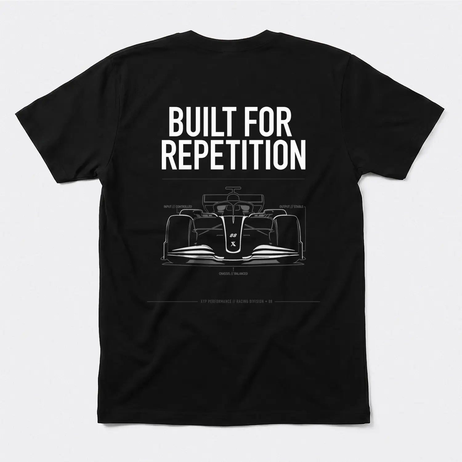 Xpress Your Passion Built For Repetition T-Shirt Black / S