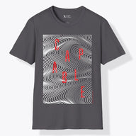 Xpress Your Passion Capable T-Shirt | Between The Lines T-Shirt Charcoal / S