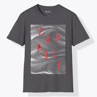 Xpress Your Passion Capable T-Shirt | Between The Lines T-Shirt Charcoal / S