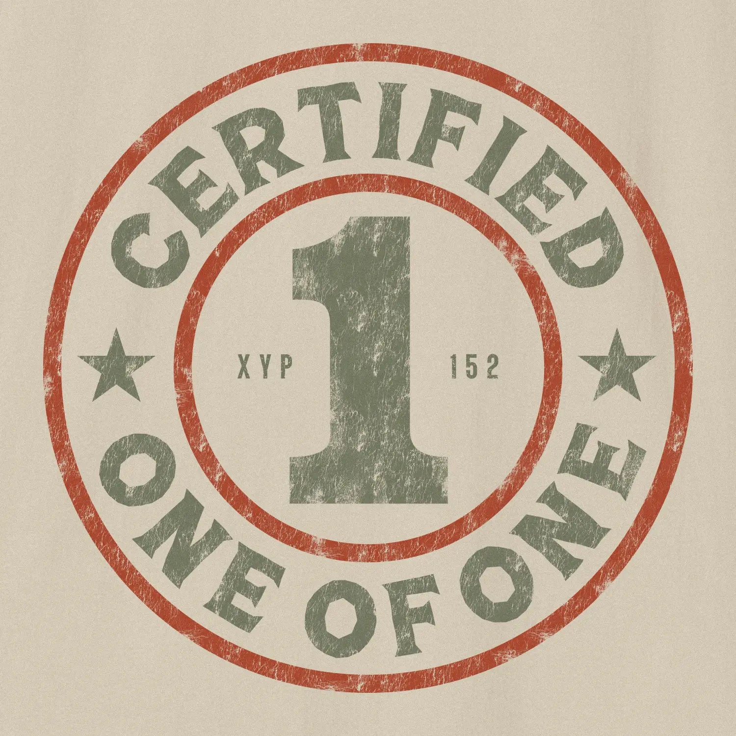 Xpress Your Passion Certified One Of One T-Shirt