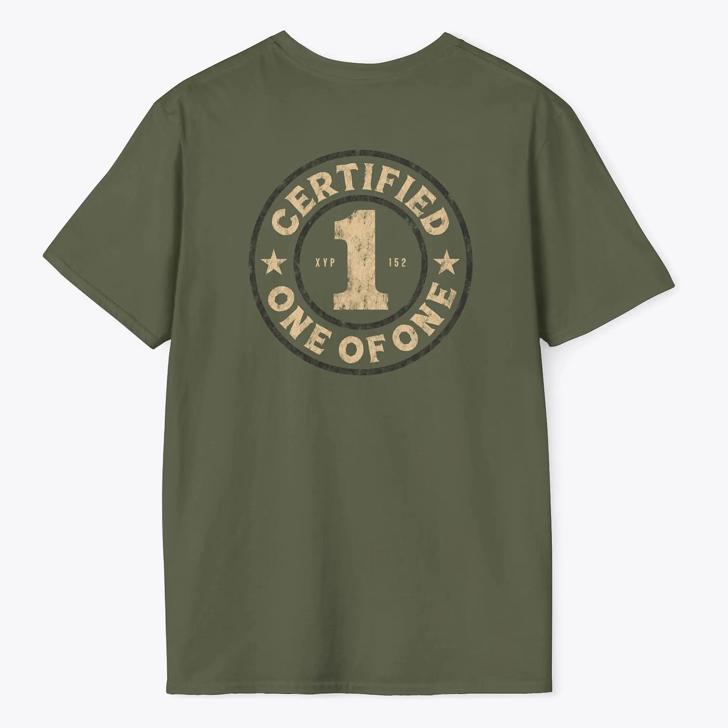 Xpress Your Passion Certified One Of One T-Shirt Military Green / S