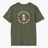 Xpress Your Passion Certified One Of One T-Shirt Military Green / S