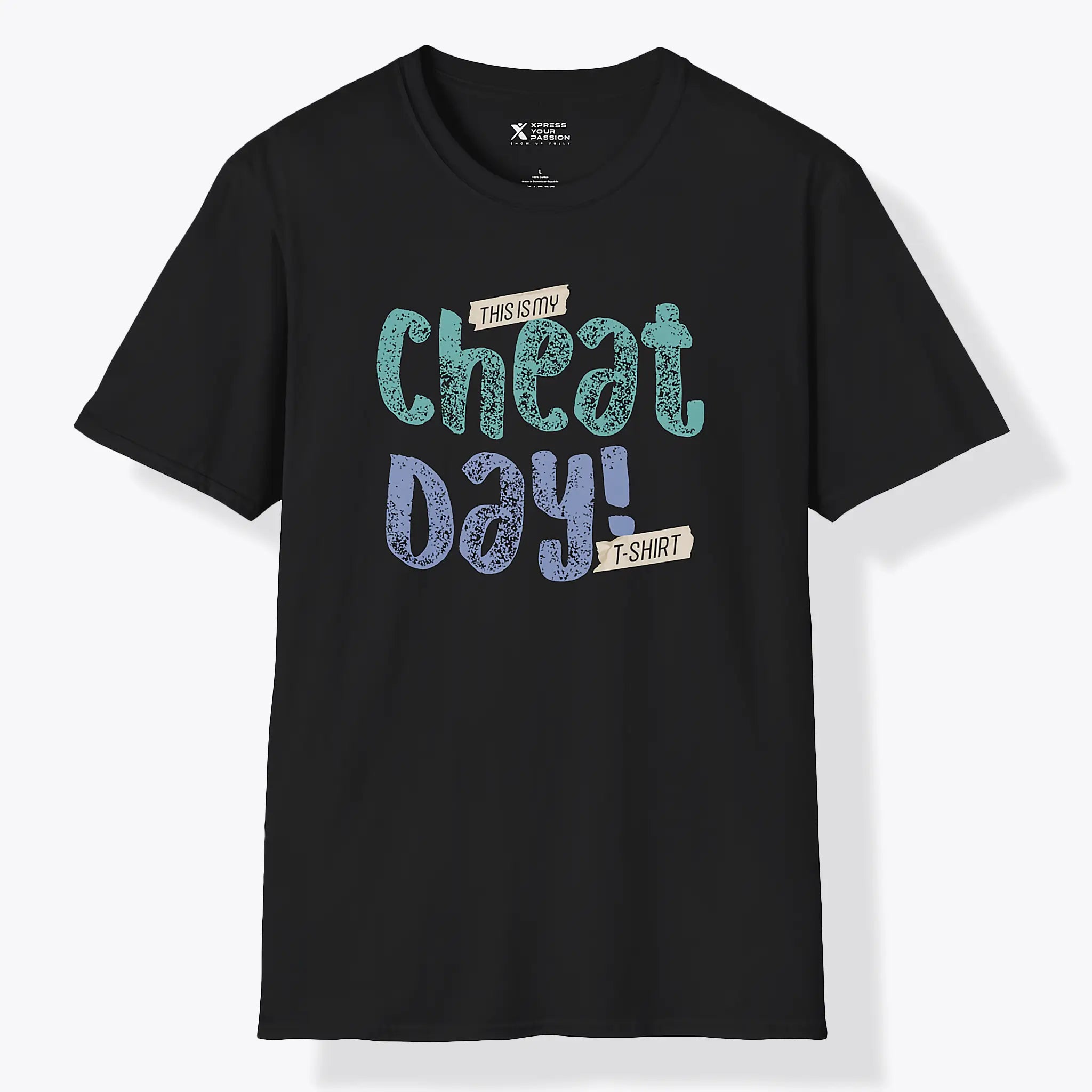 Xpress Your Passion Cheat Day T-Shirt Black / S