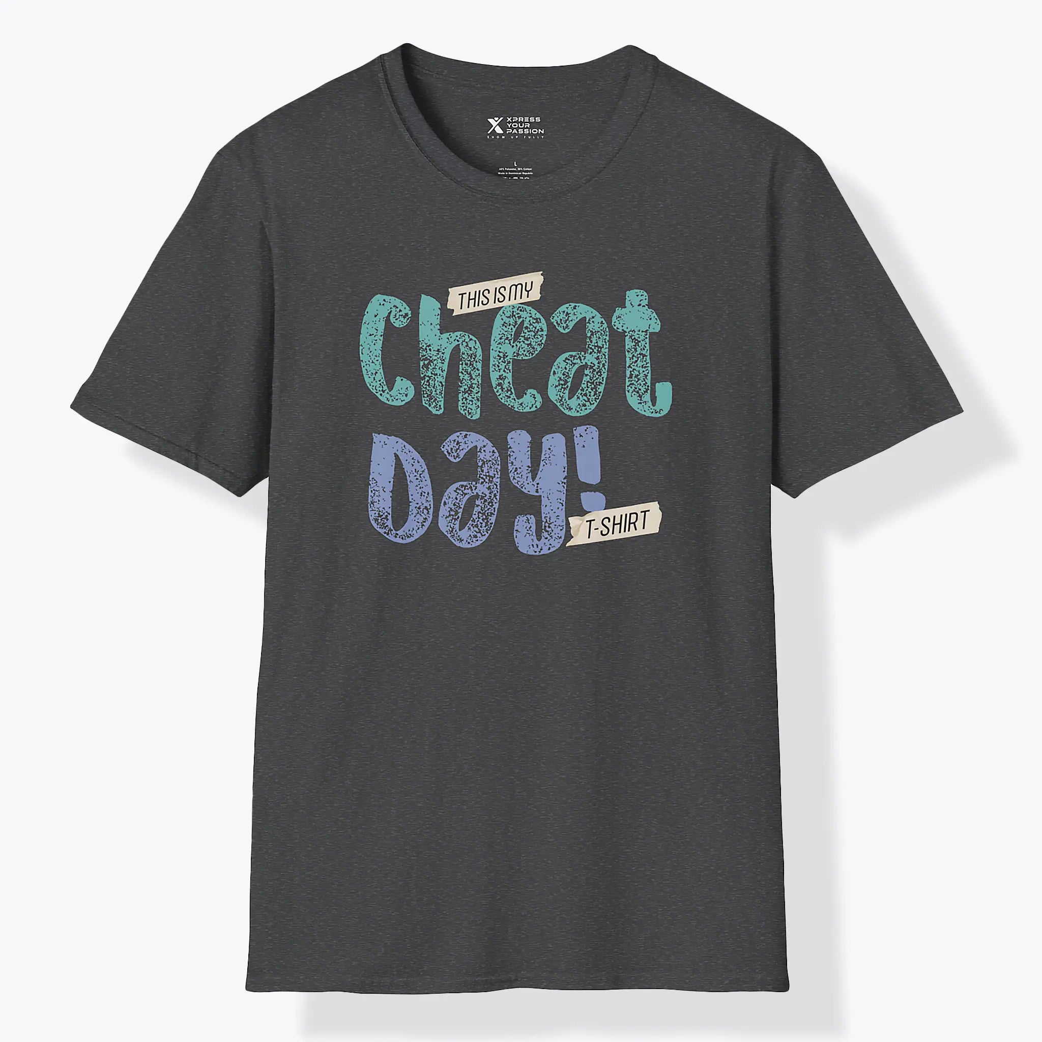 Xpress Your Passion Cheat Day T-Shirt Dark Heather / S