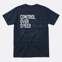 Xpress Your Passion Control Over Speed T-Shirt Navy / S
