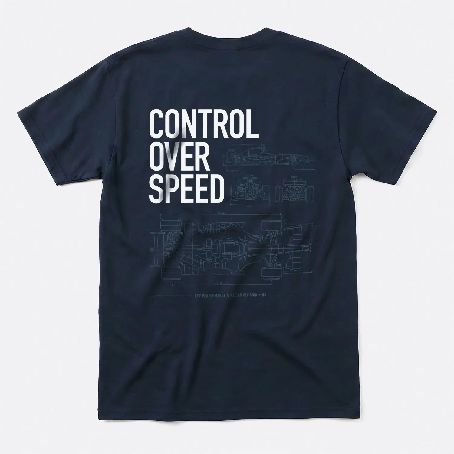 Xpress Your Passion Control Over Speed T-Shirt Navy / S