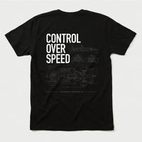 Xpress Your Passion Control Over Speed T-Shirt Black / S