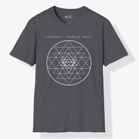 Xpress Your Passion Cosmos + Human Body | Divine Proportions T-Shirt Charcoal / S