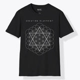 Xpress Your Passion Creation Blue Print | Divine Proportions T-Shirt Black / S