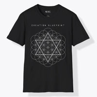 Xpress Your Passion Creation Blue Print | Divine Proportions T-Shirt Black / S