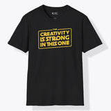 Xpress Your Passion Creativity Is Strong T-Shirt Black / S