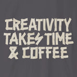 Xpress Your Passion Creativity Takes Time & Coffee T-Shirt