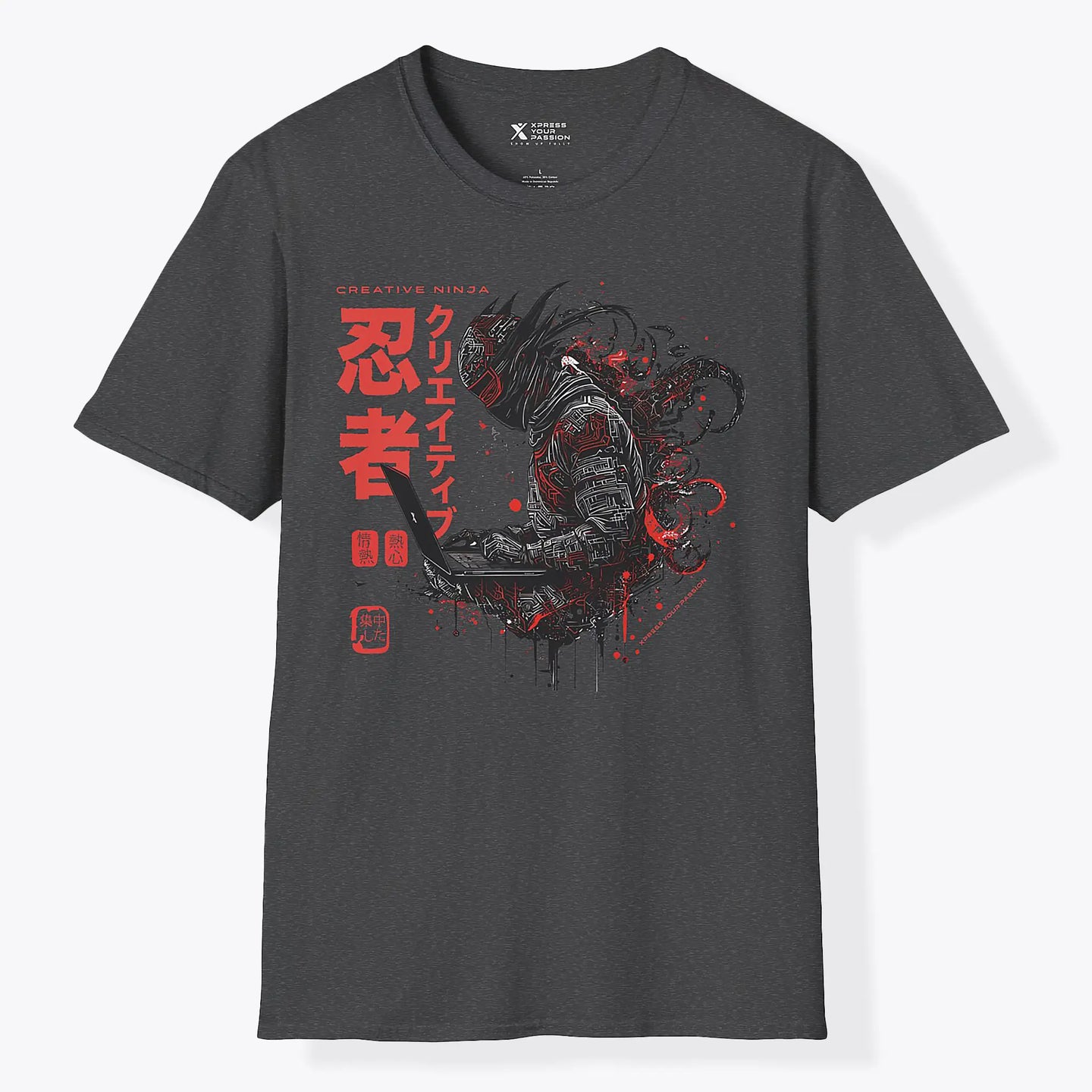 Xpress Your Passion Daiki | Creative Ninja T-Shirt Dark Heather / S