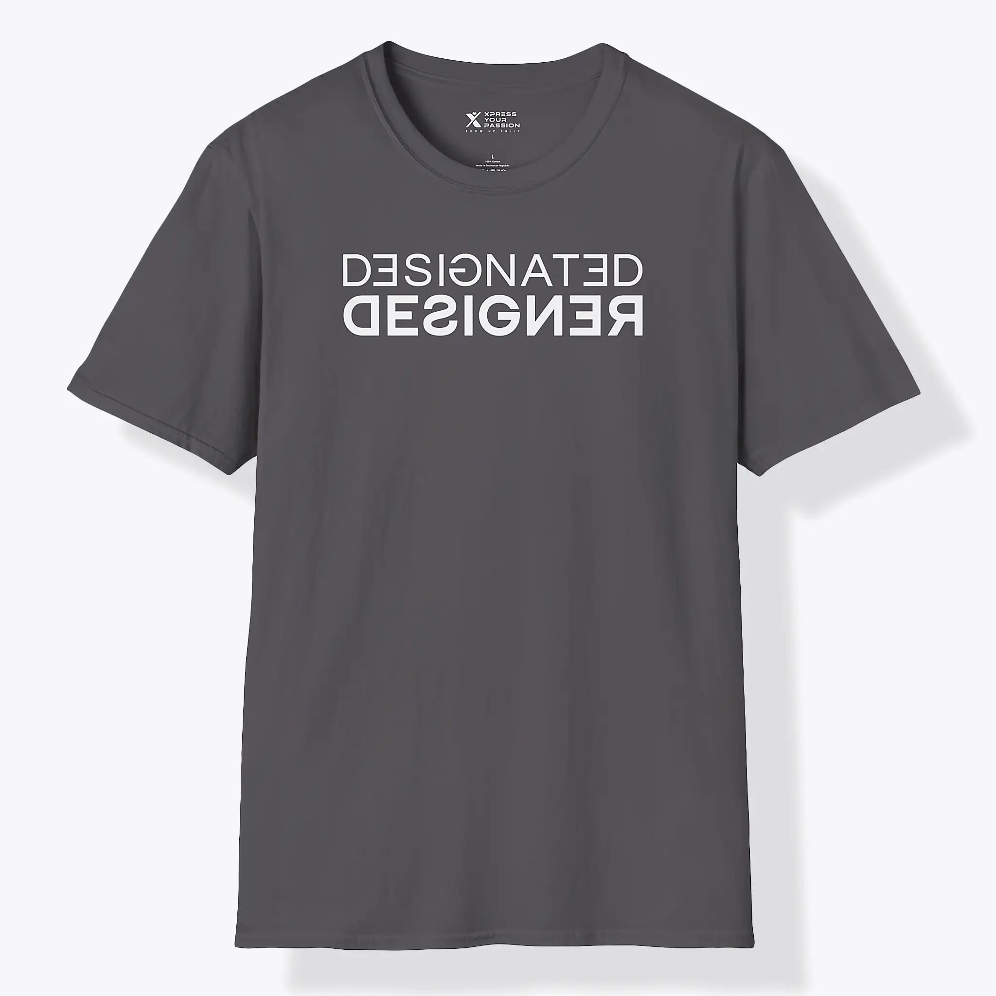 Xpress Your Passion Designated Designer T-Shirt Charcoal / S