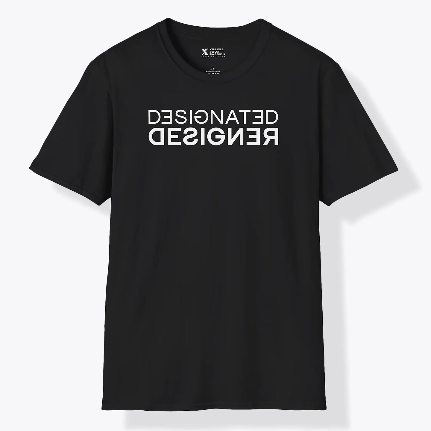Xpress Your Passion Designated Designer T-Shirt Black / S