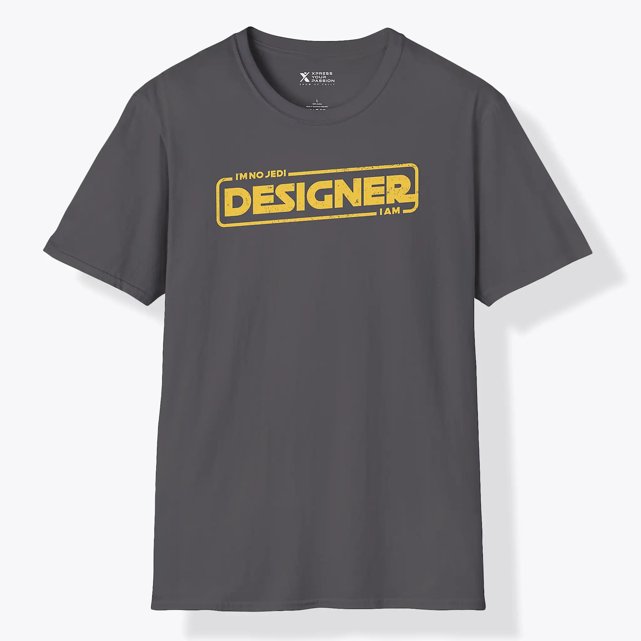 Xpress Your Passion Designer I am T-Shirt Charcoal / S