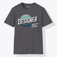 Xpress Your Passion Designer Super-power T-Shirt Charcoal / S