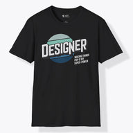 Xpress Your Passion Designer Super-power T-Shirt Black / S