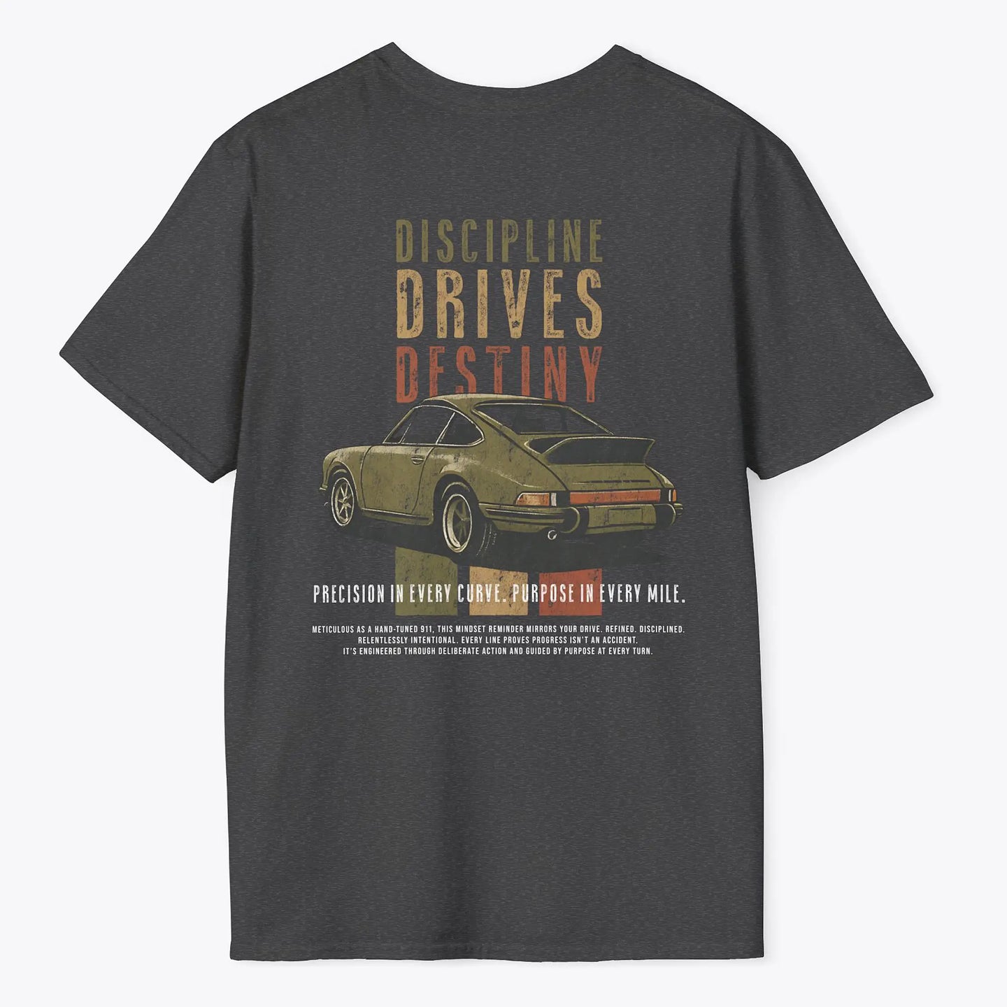Xpress Your Passion Discipline Drives Destiny T-Shirt Dark Heather / S