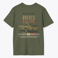 Xpress Your Passion Discipline Drives Destiny T-Shirt Military Green / S