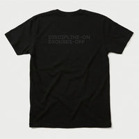 Xpress Your Passion Discipline On T-Shirt Black / S