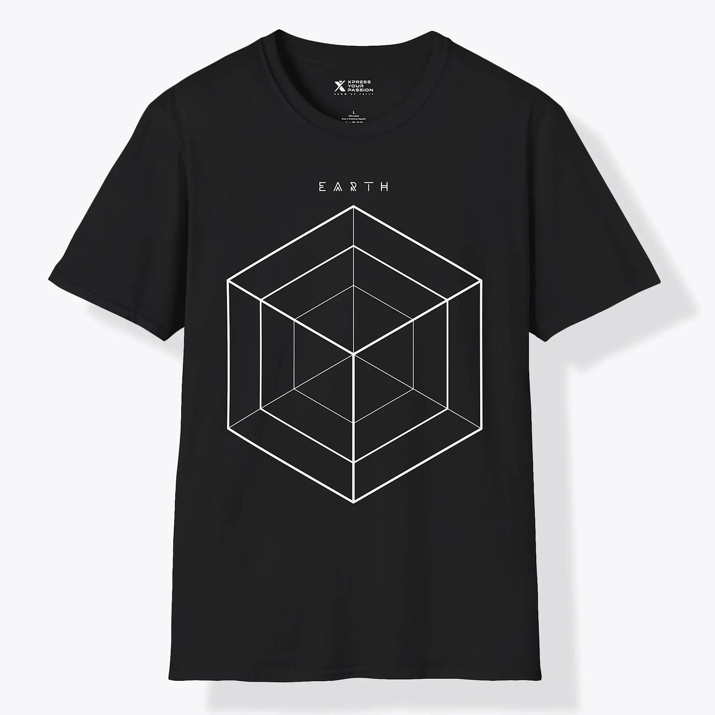 Xpress Your Passion Earth | Divine Proportions T-Shirt Black / S