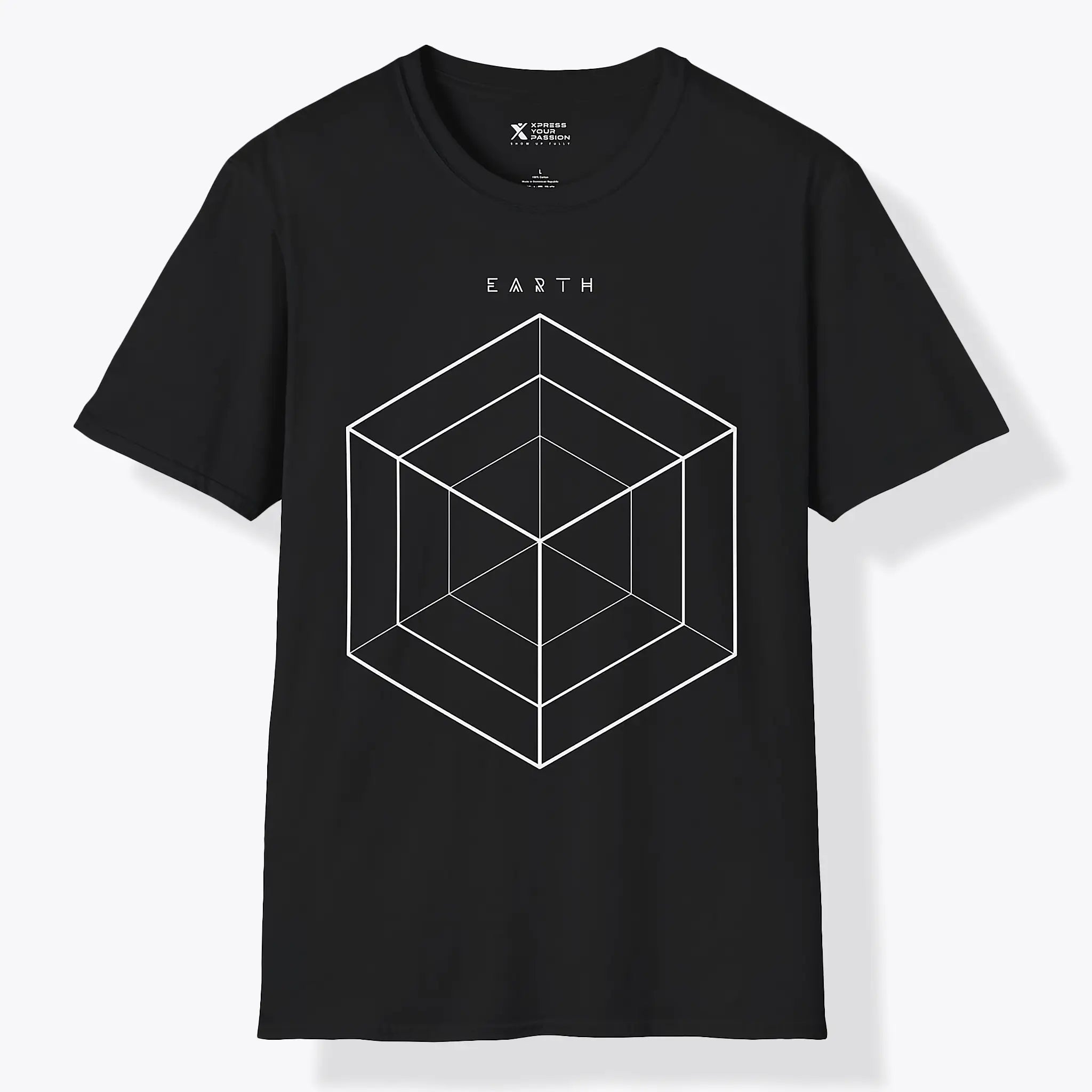 Xpress Your Passion Earth | Divine Proportions T-Shirt Black / S